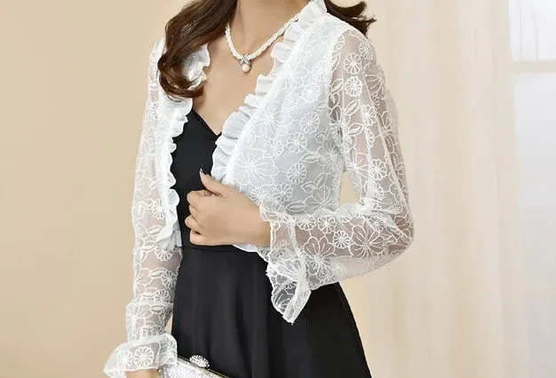 Ruffle Party Short Jackets