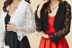 Ruffle Party Short Jackets
