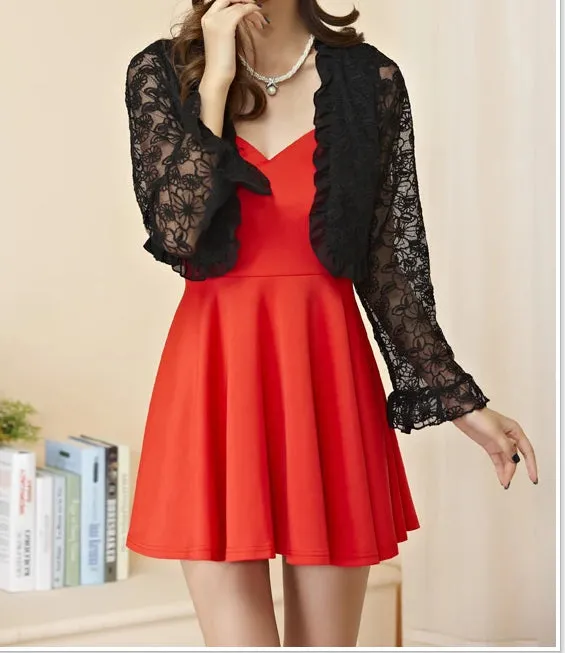 Ruffle Party Short Jackets