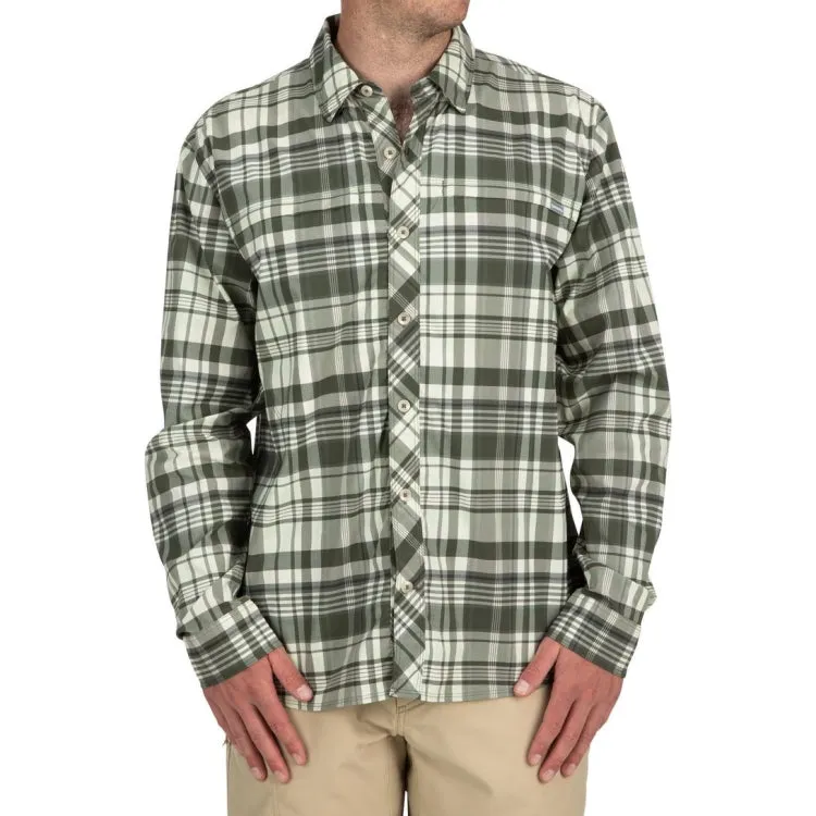 Simms Bugstopper Shirt - Foliage Madras Plaid - Size Large