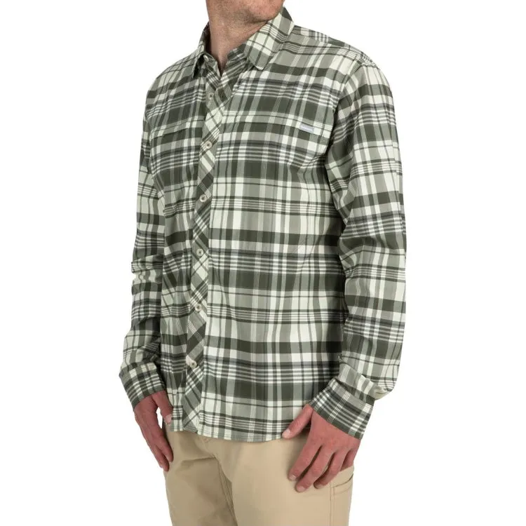 Simms Bugstopper Shirt - Foliage Madras Plaid - Size Large