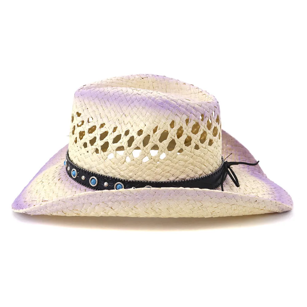 Straw Cowboy Hats Spring and Summer Outdoor Travel Travel Beach Hat
