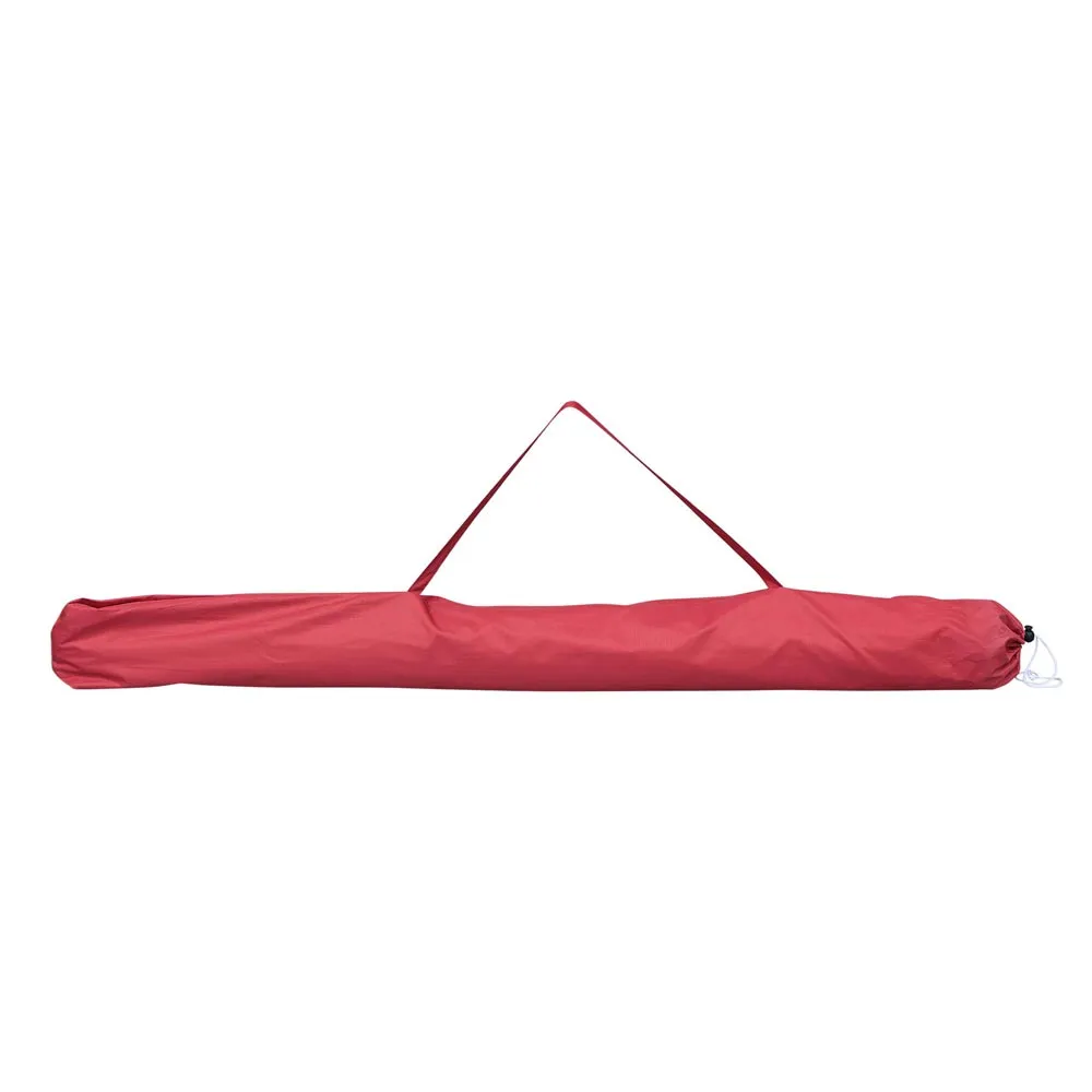 TheLAShop 8ft Tilt Beach Umbrella with Anchor 12-Rib Rainbow