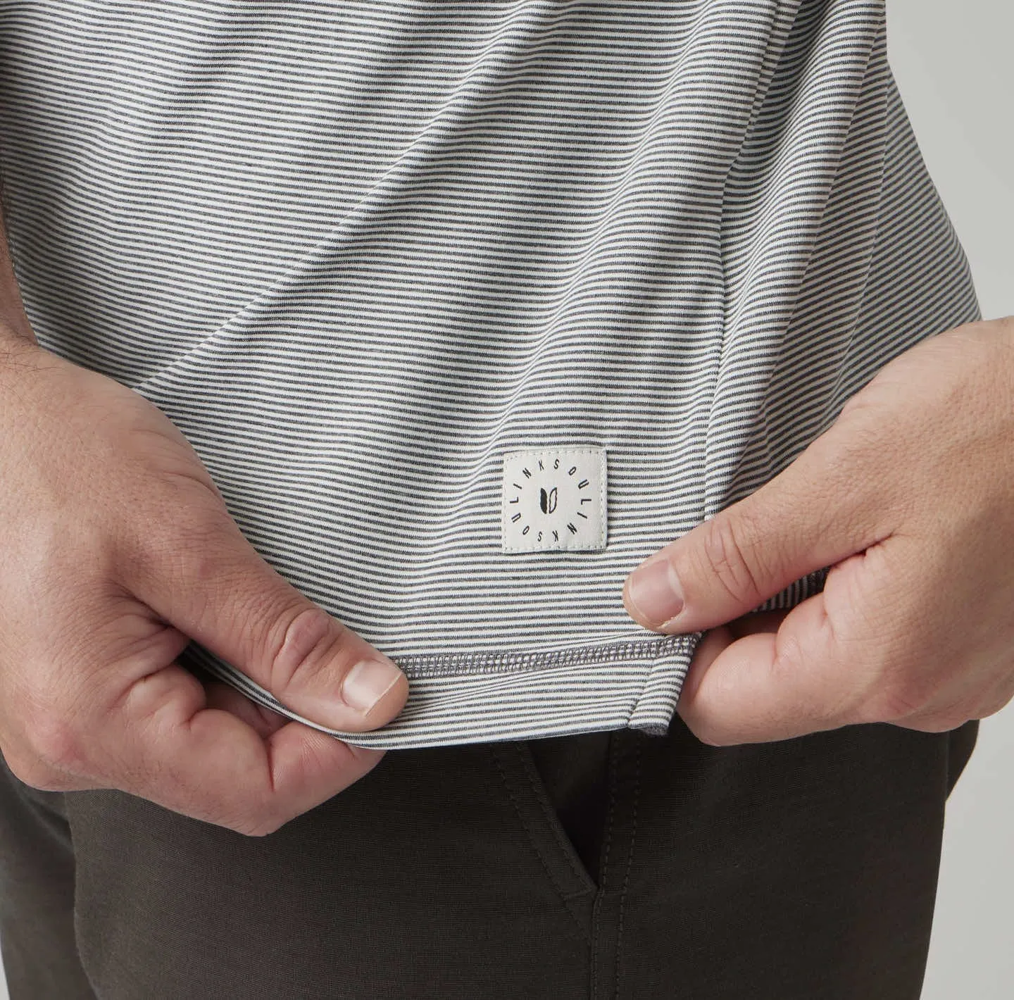 Tour Logo Monterey Microstripe Performance Polo