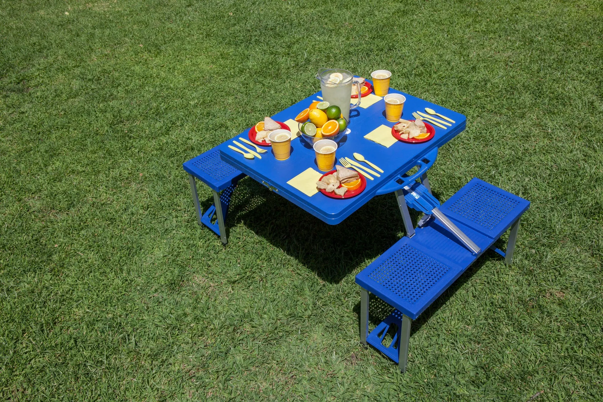 Vancouver Canucks - Picnic Table Portable Folding Table with Seats