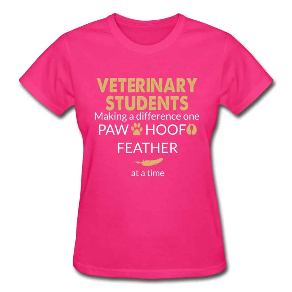 Vet Student- Making a Difference  Gildan Ultra Cotton Ladies T-Shirt