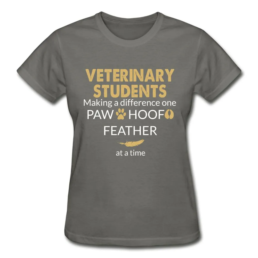 Vet Student- Making a Difference  Gildan Ultra Cotton Ladies T-Shirt
