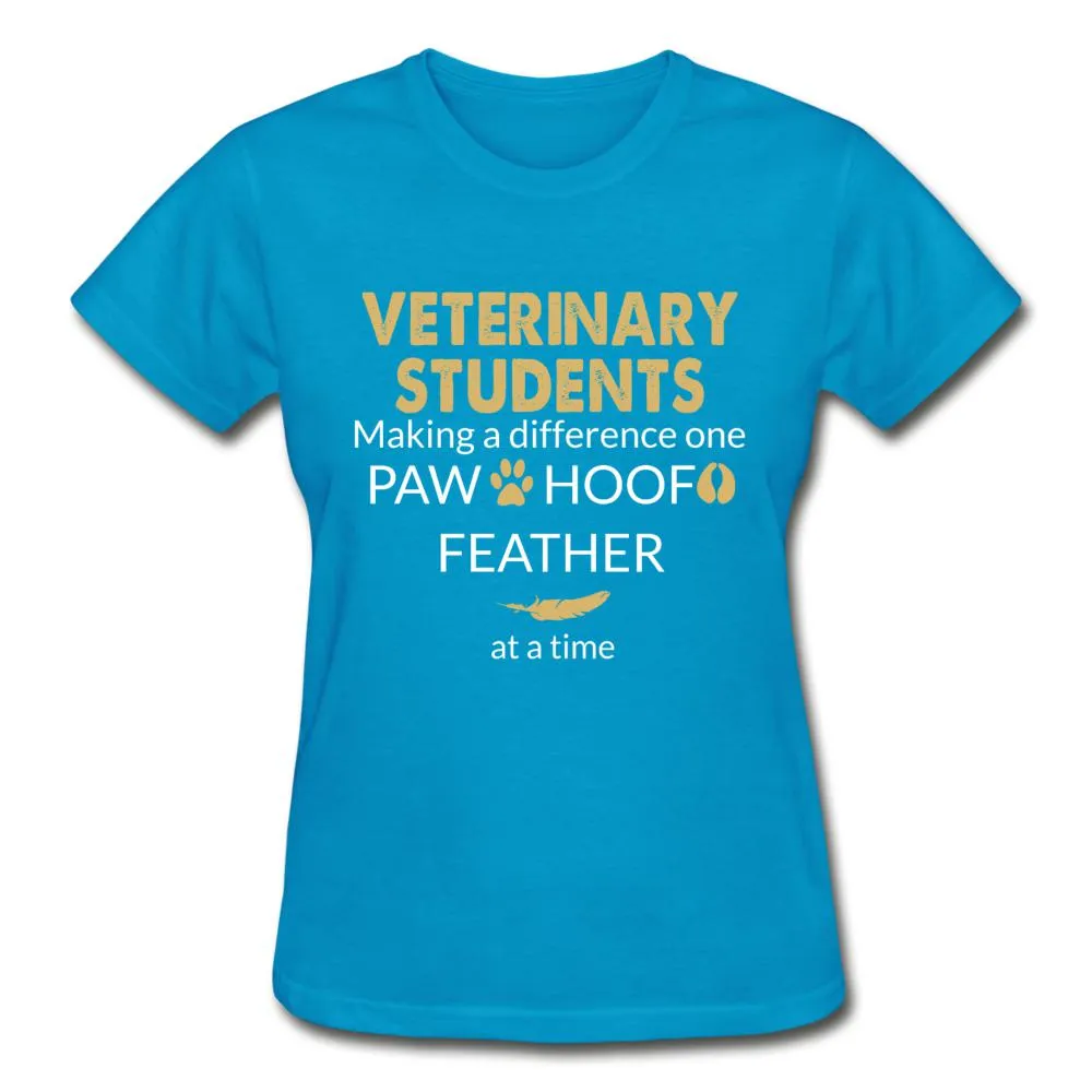 Vet Student- Making a Difference  Gildan Ultra Cotton Ladies T-Shirt