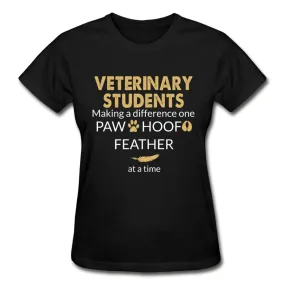Vet Student- Making a Difference  Gildan Ultra Cotton Ladies T-Shirt