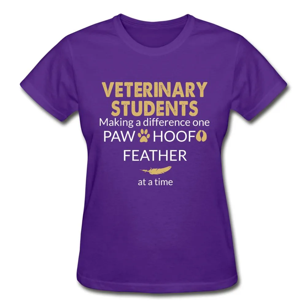 Vet Student- Making a Difference  Gildan Ultra Cotton Ladies T-Shirt
