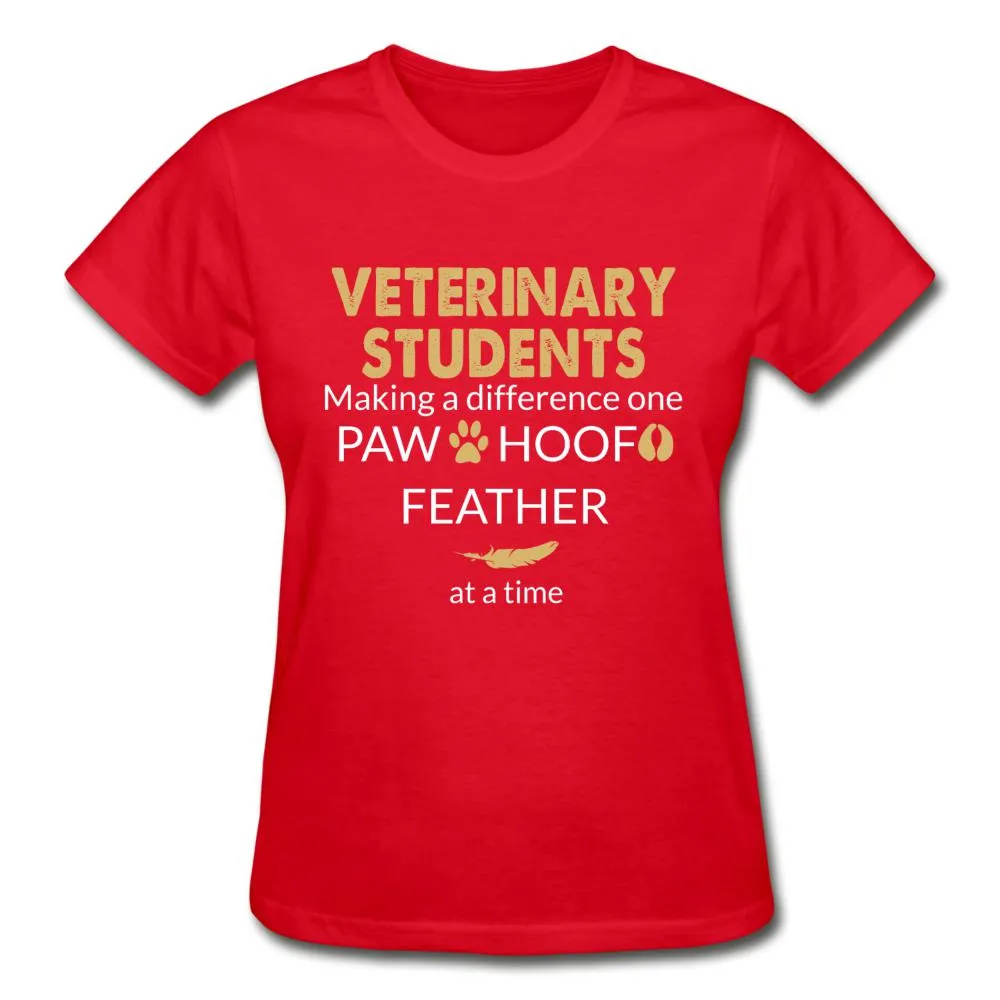 Vet Student- Making a Difference  Gildan Ultra Cotton Ladies T-Shirt