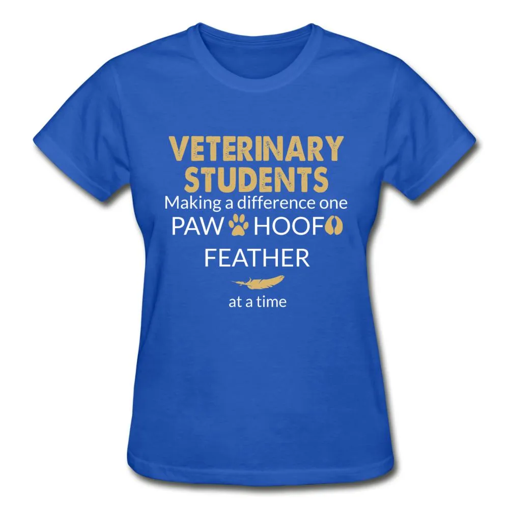Vet Student- Making a Difference  Gildan Ultra Cotton Ladies T-Shirt