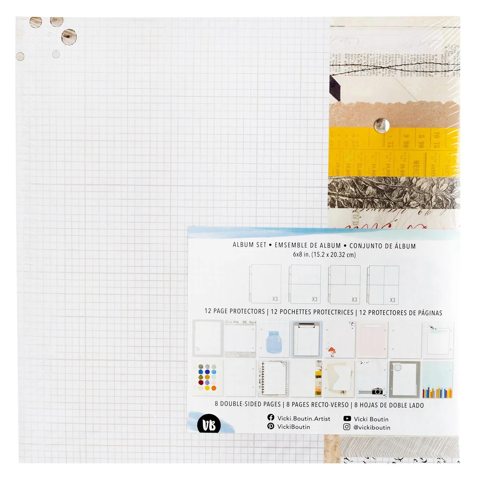 Vicki Boutin Discover   Create Album Set 6"x 8"*