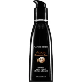 Wicked AQUA CINNAMON BUN Flavoured Lube 120ml